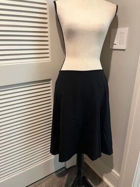Calvin Klein Black A-Line Skirt